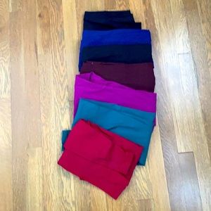 7 pair wunder under lululemon size 4